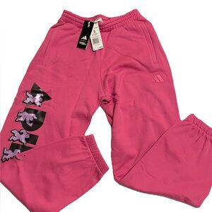 Adidas Jeremy Scott Sweatpants Pink Small NWT  Men’s Gym Lounge Athleisure